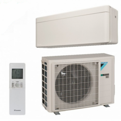 DAIKIN STYLISH FTXTA30B + RXTA30B 3,0/3,2kW sieninis nordic oras-oras šilumos siurblys