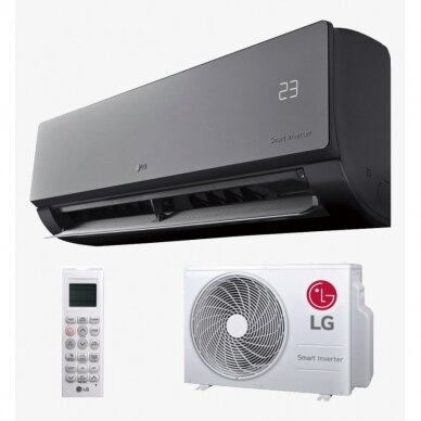 LG Artcool Mirror AC24BK oro kondicionierius 6,6/7,5kW