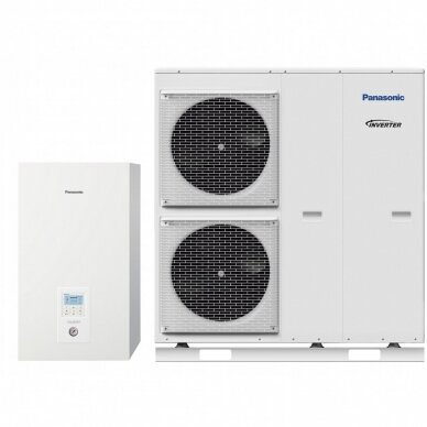 PANASONIC AQUAREA BI BLOC T-CAP WH-SQC16H3E8 WH-UQ16HE8 16kW super tylus šilumos siurblys