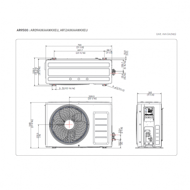 SAMSUNG sieninis bevėjis 3.5/3.5kw oro kondicionierius su PM1.0 filtru 4