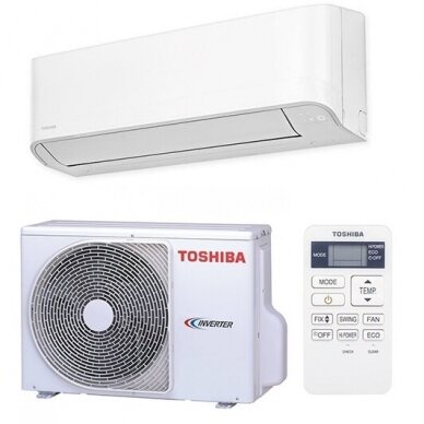 Šilumos siurblys oras-oras Toshiba Aurora+ 2,5/3,2kW