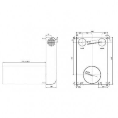 ZEHNDER COMFOAIR 70 (70M3/H) mini rekuperatorius 6