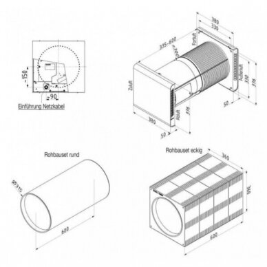 ZEHNDER COMFOSPOT 50 (40M3/H) mini rekuperatorius 2